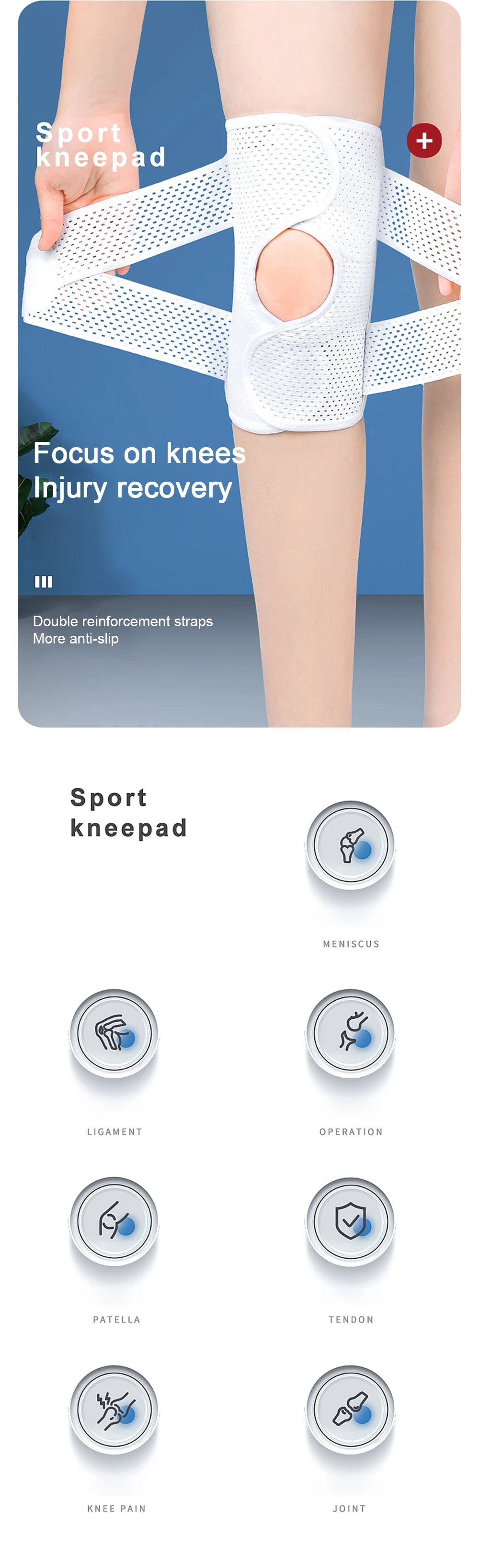 Elastic Knee Protector Pads
